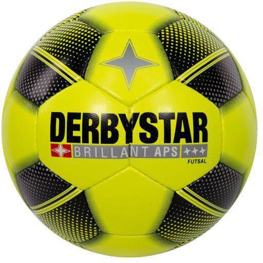 Derbystar Futsal Voetbal BrillantGeel Grijs