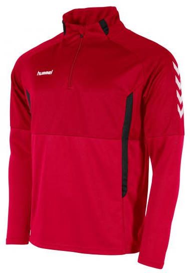 Hummel Authentic 1/4 Zip Trainingstrui Rood Zwart