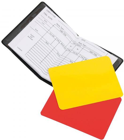 Stanno Scheidsrechter Kaartenset Zwart