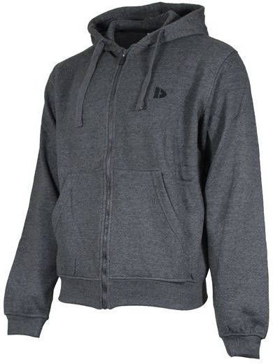 Donnay sportvest donkergrijs gemeleerd