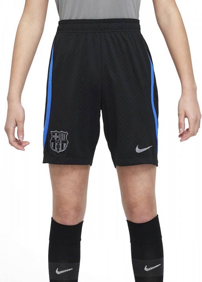 Nike Kids FC Barcelona Strike Nike Dri FIT knit voetbalshorts voor kids Zwart online kopen