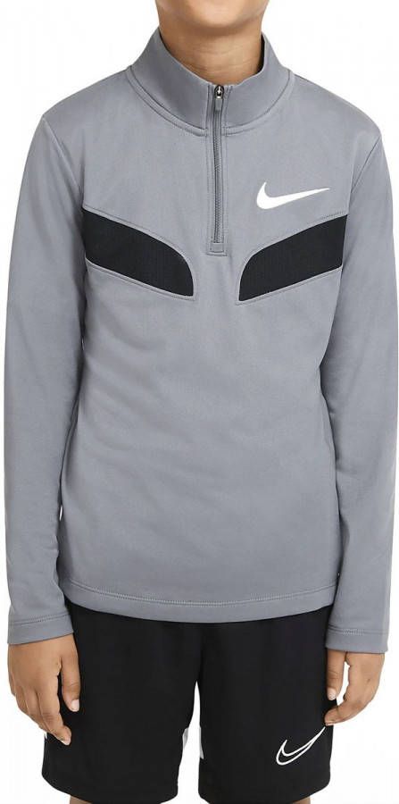 Nike Poly 1/4 Zip Training Top Junior Smoke Grey/Black/White Kind