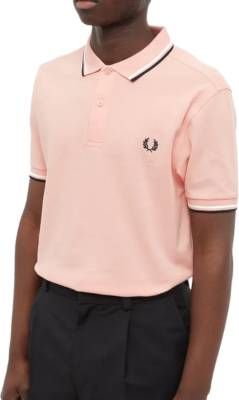 Fred Perry Twin Tipped Poloshirt Pink Peach