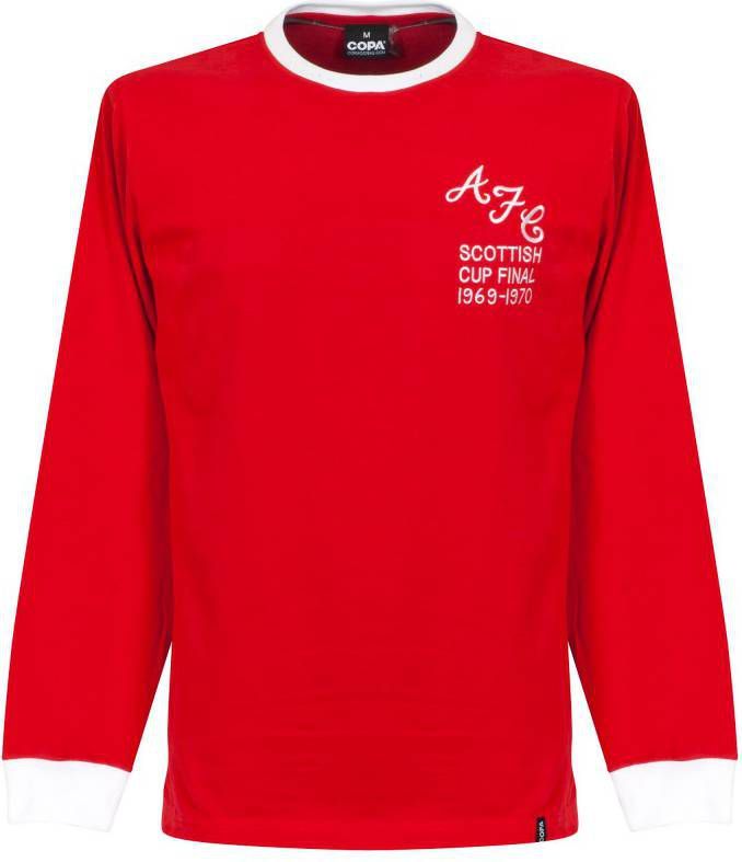 Copa Aberdeen Retro Shirt 1969 1970(Lange Mouwen )