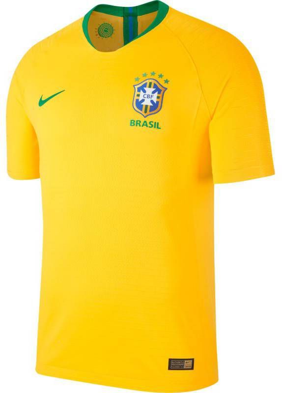 Nike Brazilië Authentic Vapor Match Shirt Thuis 2018 2019