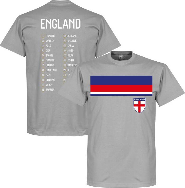 Retake Engeland WK 2018 Squad T Shirt Kinderen 10