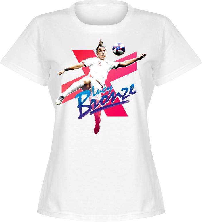 Retake Lucy Bronze Dames T Shirt Wit