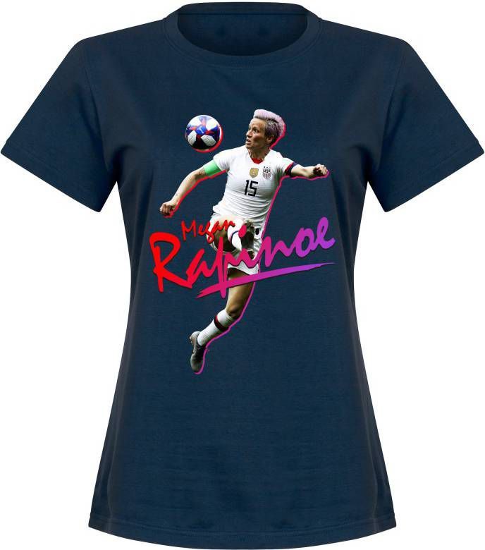 Retake Megan Rapinoe Dames T Shirt Navy