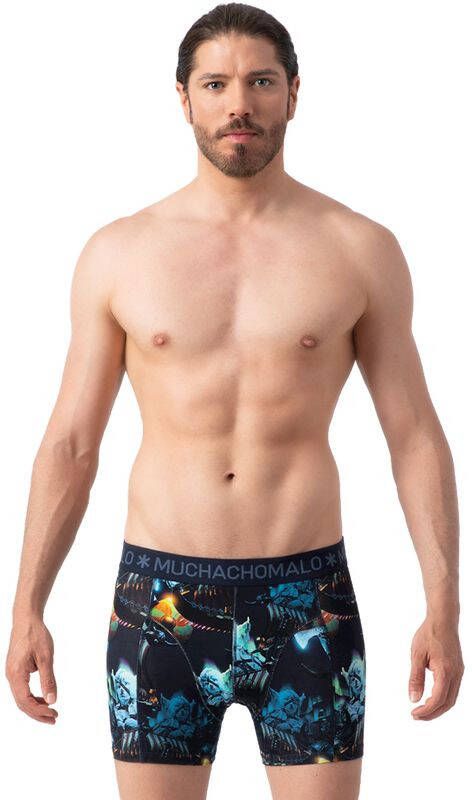 Muchachomalo Boxershorts 2 pack shorts Elephant Norway Zwart