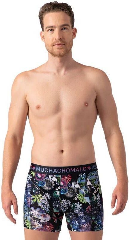 Muchachomalo Boxershorts 2 pack shorts Rolling Stones Beatles Zwart