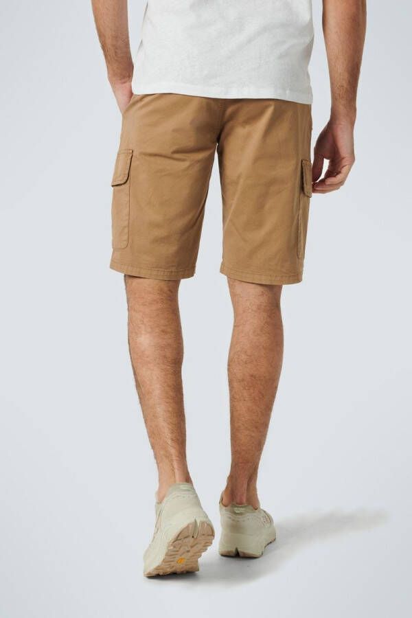 No Excess short cargo garment dyed + stone washed stretch with belt sand(1581908 015 )