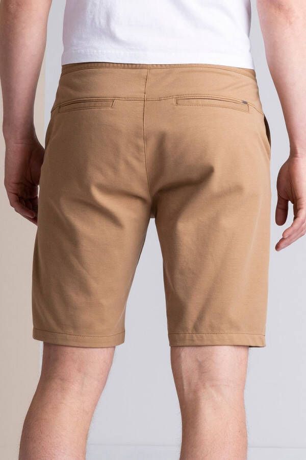 Vanguard V65 korte twill structuur hermelijn shorts , Bruin, Heren