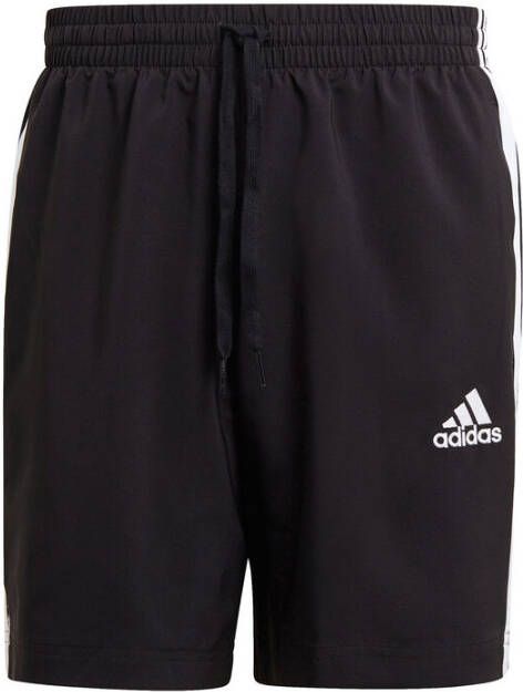 Adidas AEROREADY Essentials Chelsea 3 Stripes Short Black/White Heren