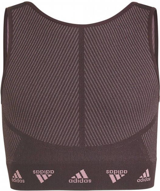 Adidas Aeroknit Training Seamless Cropped Top Basisschool Vests