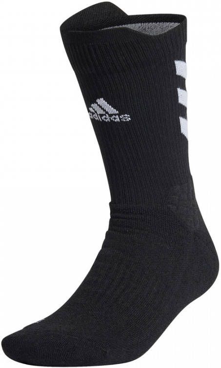 adidas Alphaskin CREW MC Voetbalsokken Zwart Wit