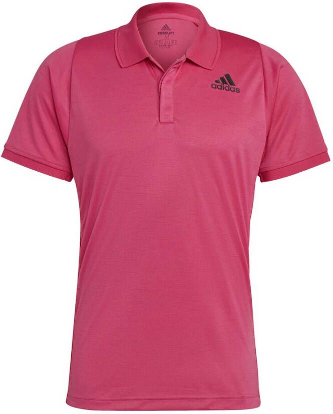 Adidas Tennis Freelift Poloshirt Pink/Black Heren