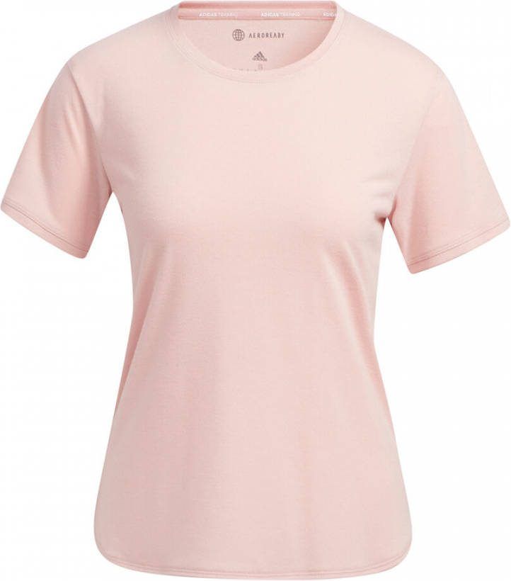 Adidas Performance GO 2.0 Designed4Training sport T shirt lichtroze/wit