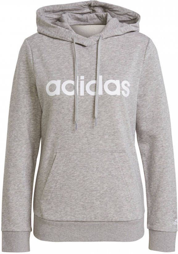 Adidas Linear French Terry Sweater Met Capuchon Dames