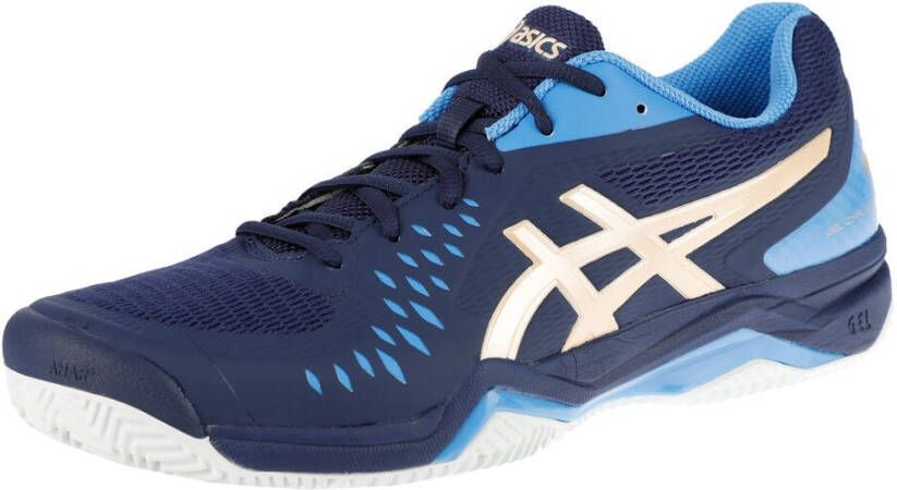 ASICS Gel-Challenger 12 Clay tennisschoenen donkerblauw/goud