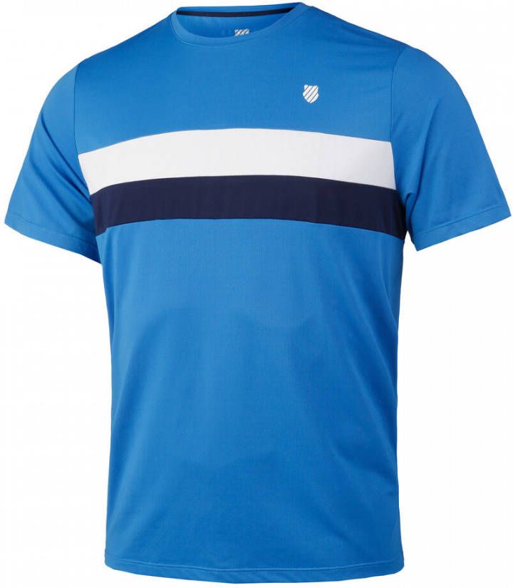 K-SWISS K Swiss Core Team Stripe Crew T shirt Heren
