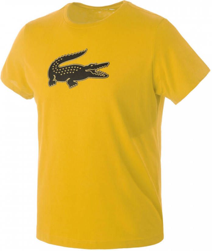 Lacoste T shirts print Geel Heren