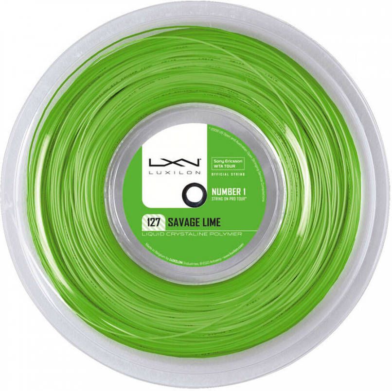 Luxilon Savage Lime Rol Snaren 200m
