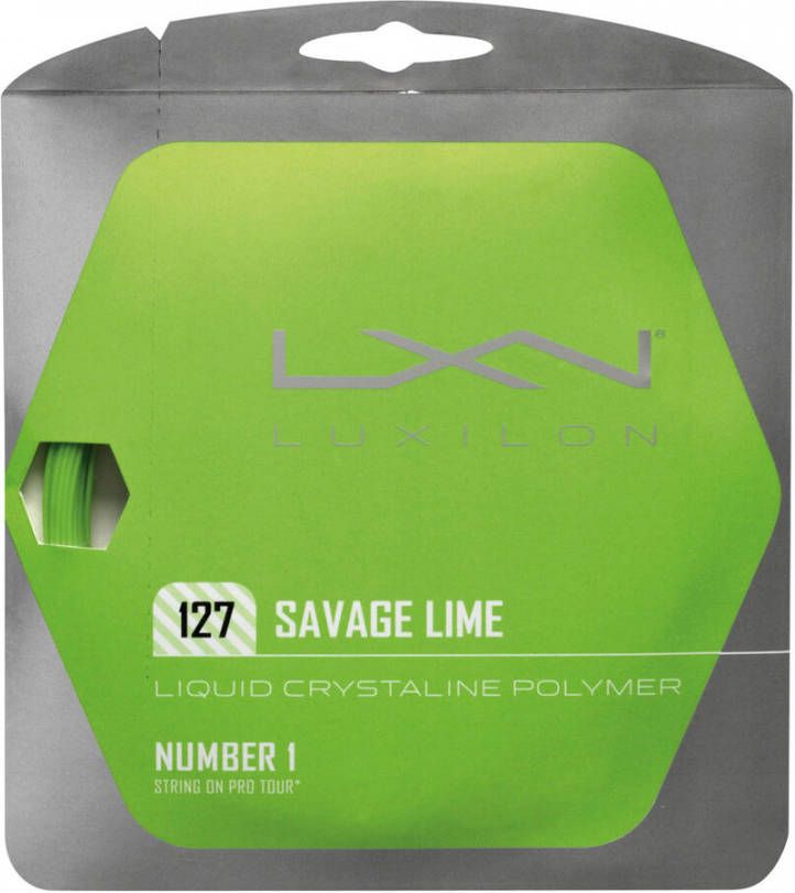 Luxilon Savage Lime Set Snaren 12, 2m