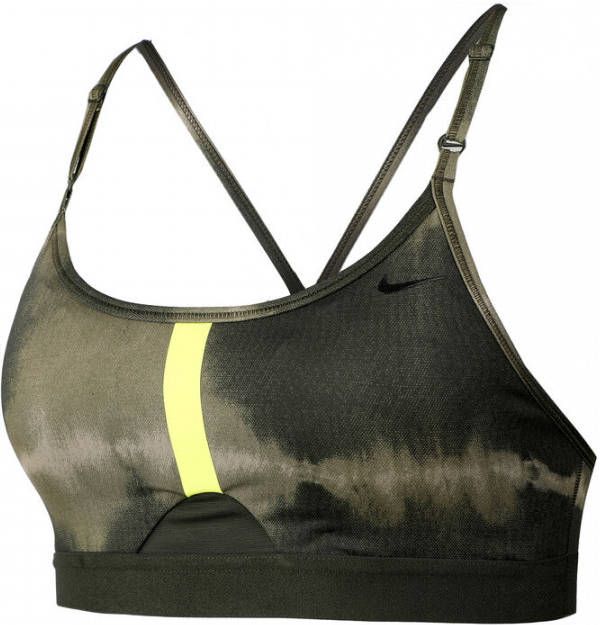 Nike Dri Fit Indy DYE All Over Print Sport bh Dames