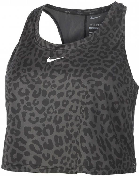 Nike Dri Fit One Slim Leopard Tanktop Dames