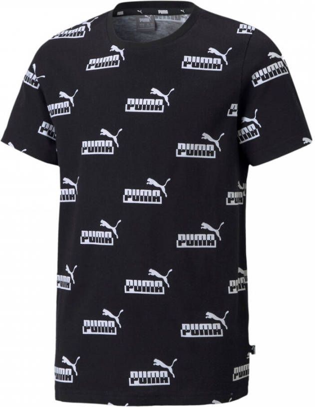 Puma Regular Fit T Shirt , Zwart, Heren