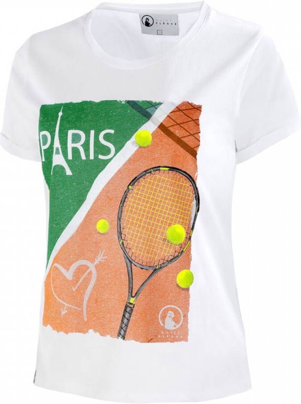 Quiet Please Paris Coeur T shirt Dames