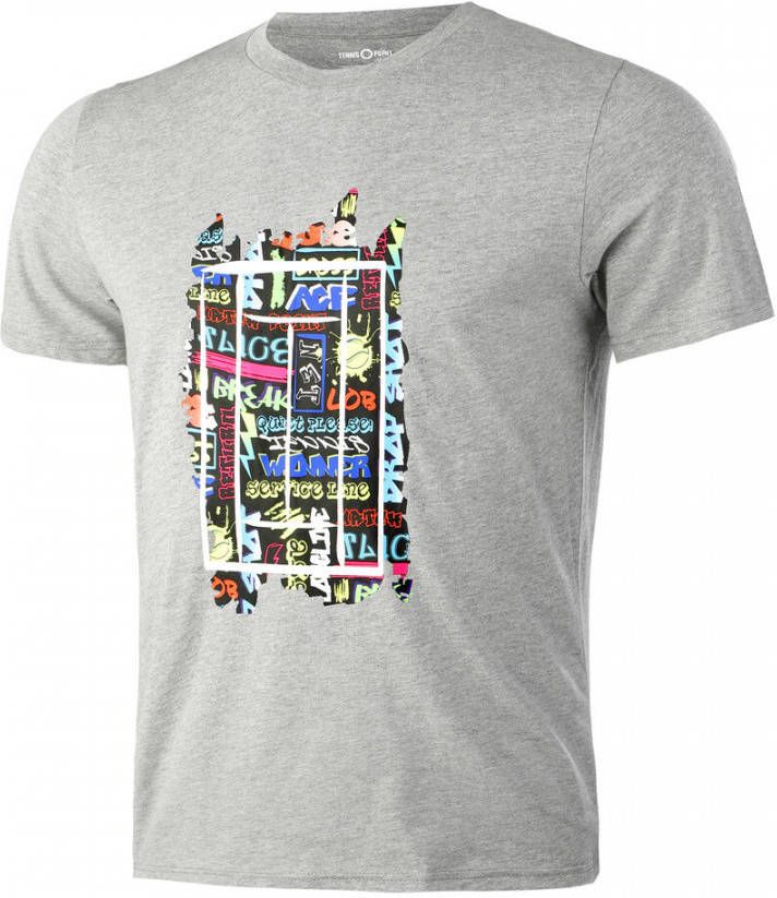 Tennis Point Graffity T shirt Heren