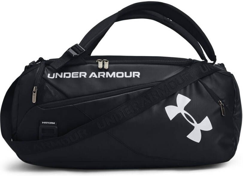 Under Armour Unisex sporttas Contain Duo Small Zwart/Zwart/Metalen Zilver