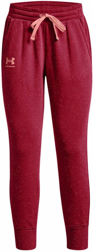 Under Armour Damesjoggingbroek Rival Fleece Zwart Rose/Posh Roze/Posh Roze