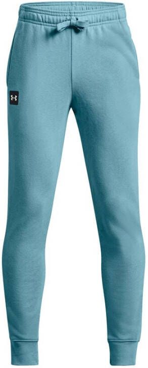 Under Armour Jongensjoggingbroek Rival Fleece Glacier Blauw/Onyx Wit YXS