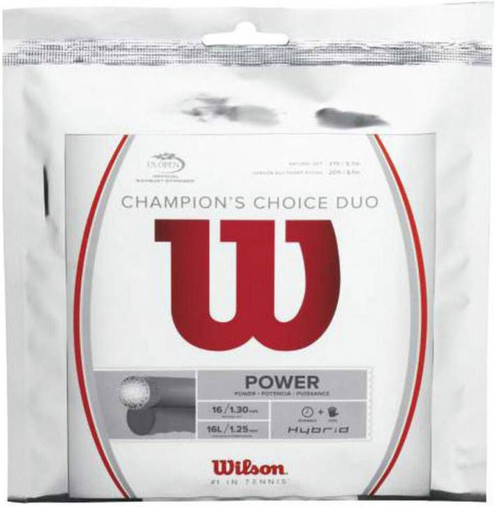Wilson Champions Choice Duo, Silber Set Snaren 12, 2m