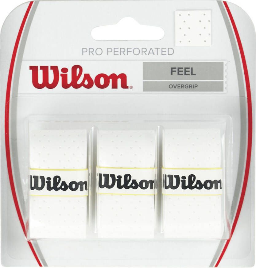 Wilson Pro Overgrip Perforated Verpakking 3 Stuks