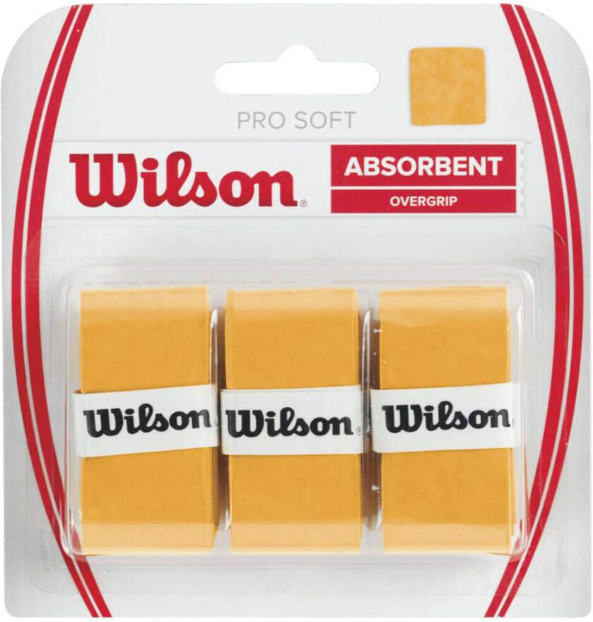 Wilson Soft Overgrip Verpakking 3 Stuks
