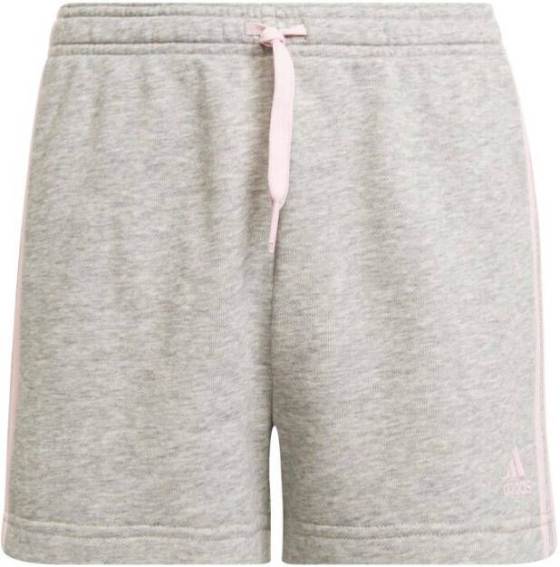 Adidas Performance sportshort grijs melange/roze