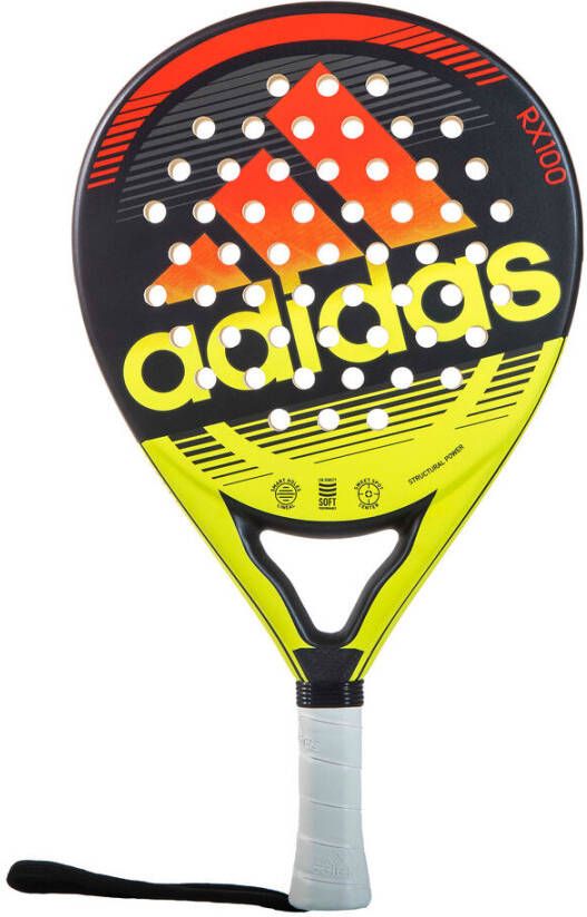 Adidas rx 100 padelracket rood/groen