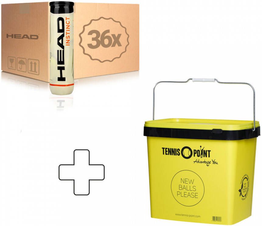 Head Instinct 36x Verpakking 4 Stuks In Een Doos, Plus Ballenemmer, Vierkant