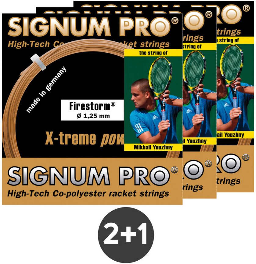 Signum Pro 3x Firestorm Metallic Set Snaren 12, 2m