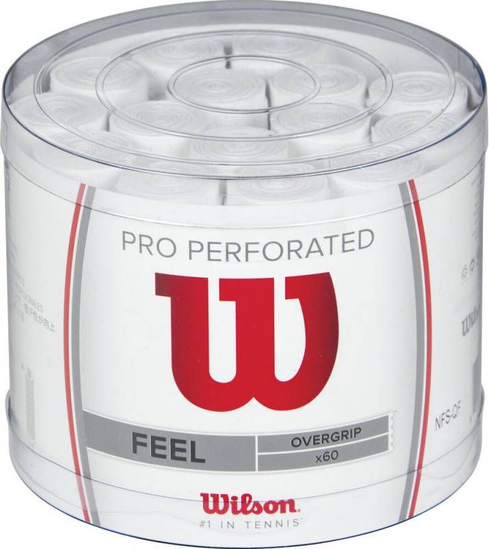 Wilson Pro Overgrip Perforated Verpakking 60 Stuks