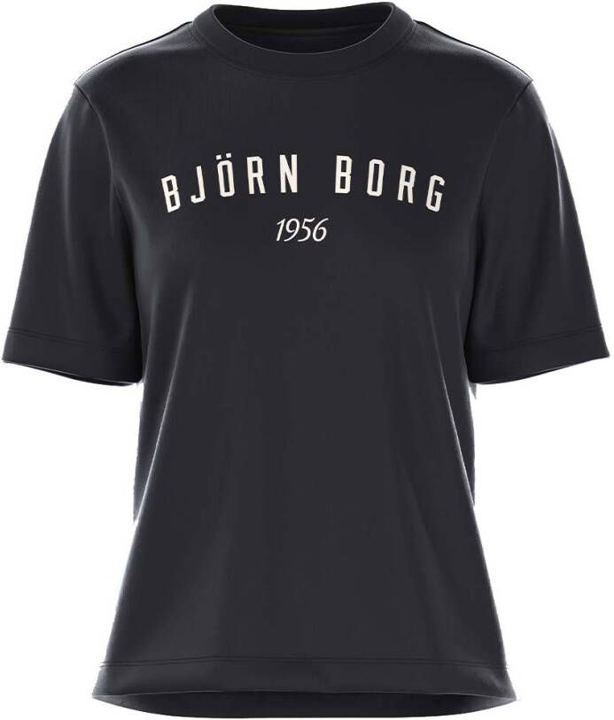 Bjorn Borg T shirts Bb Logo Regular T Shirt Zwart