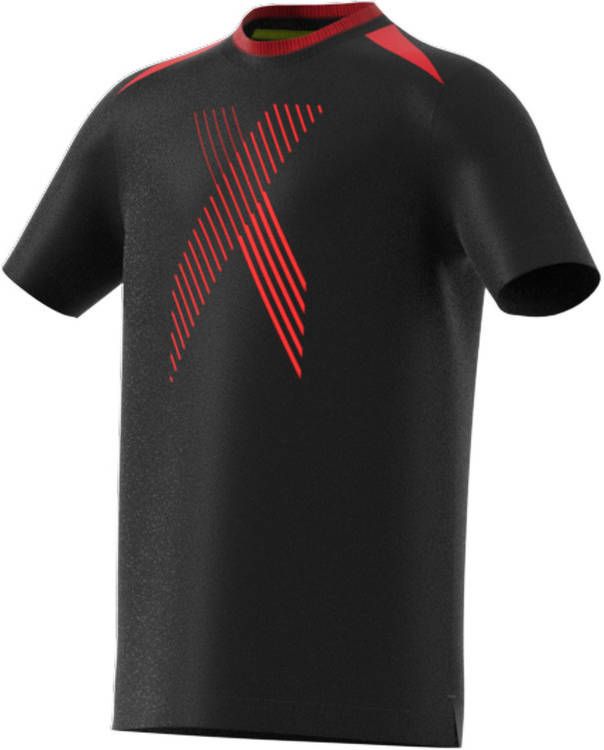 adidas Trainingsshirt X Aeroready Zwart/Rood Kinderen