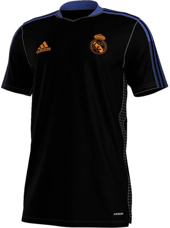 Adidas Kids adidas Real Madrid Trainingsshirt 2021 2022 Kids Zwart