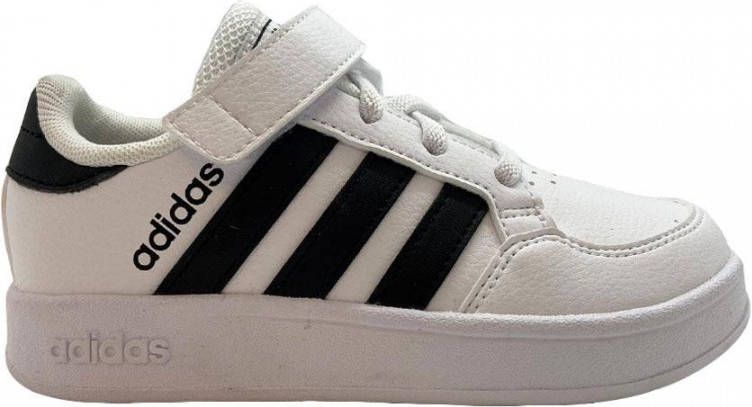 adidas breaknet sneakers wit/zwart kinderen