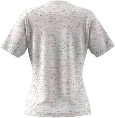 Adidas T shirt met logoprint en gemê, leerd dessin