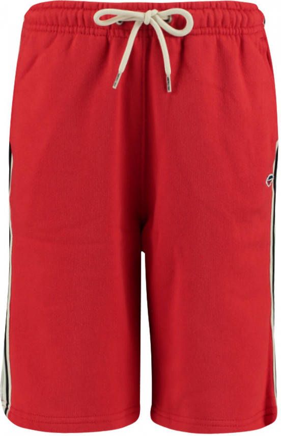 America Today Junior regular fit sweatshort Sevan Jr met zijstreep rood