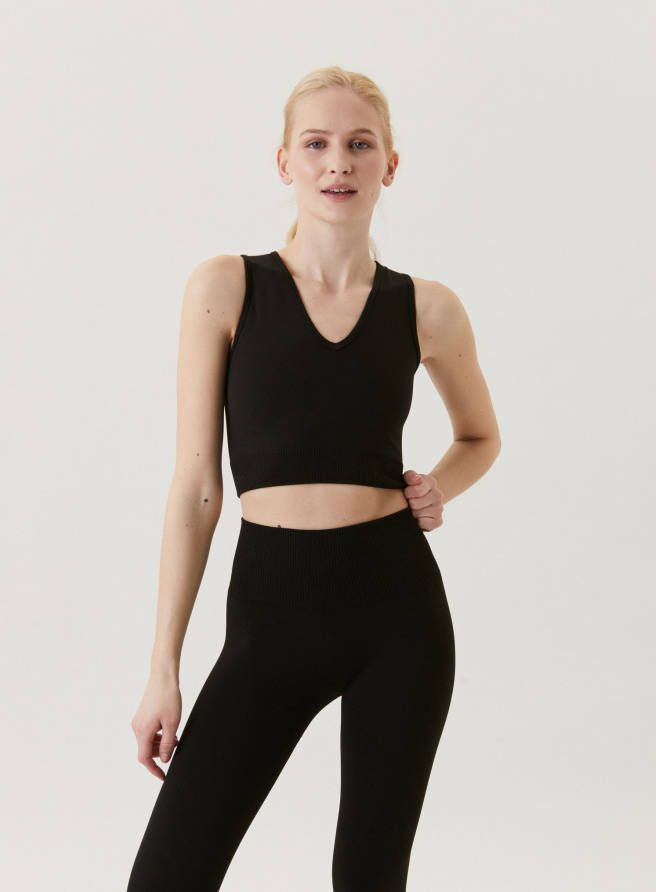 Bjö, rn Borg Sthlm seamless light crop top 10000678 bk001